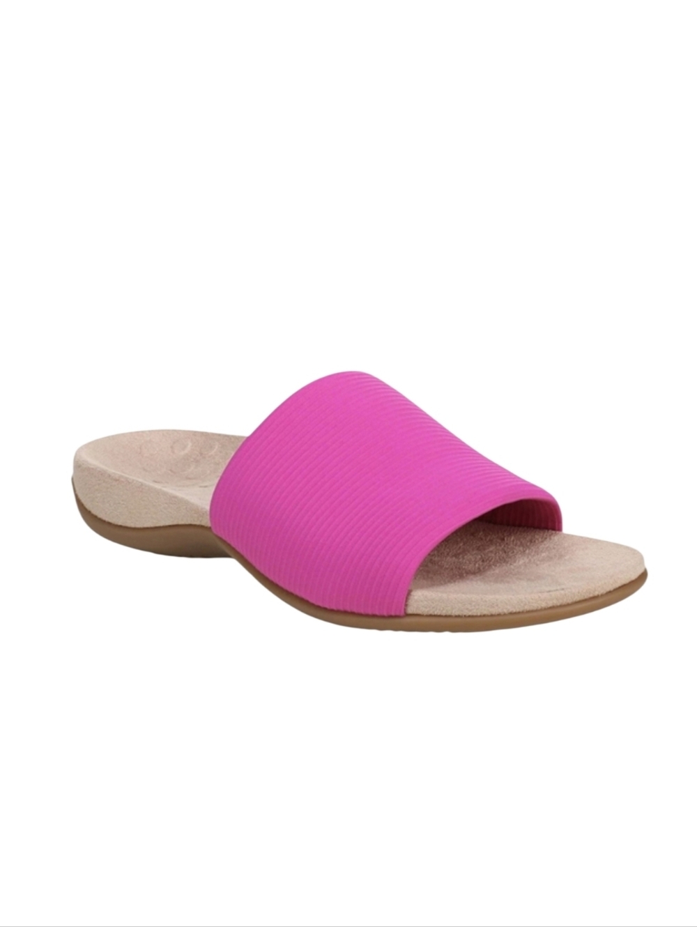 Vionic Neswest Pink Flats Slide Summer Sandals Comfy Arch Support